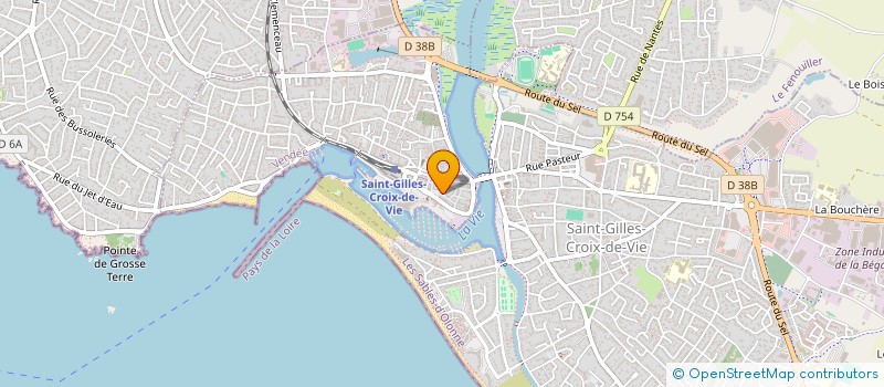localisation de l'entreprise ASSOCIATION SUROIT à SAINT-GILLES-CROIX-DE-VIE