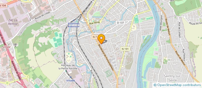 localisation de l'entreprise ASSOCIATION SURRENALES à CORBEIL-ESSONNES
