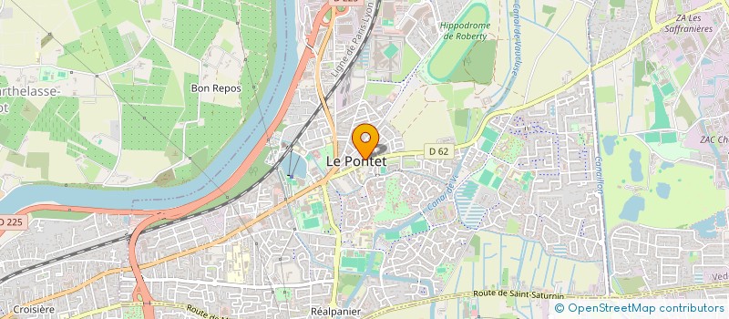 localisation de l'entreprise ASSOCIATION SURYA  LE PONTET