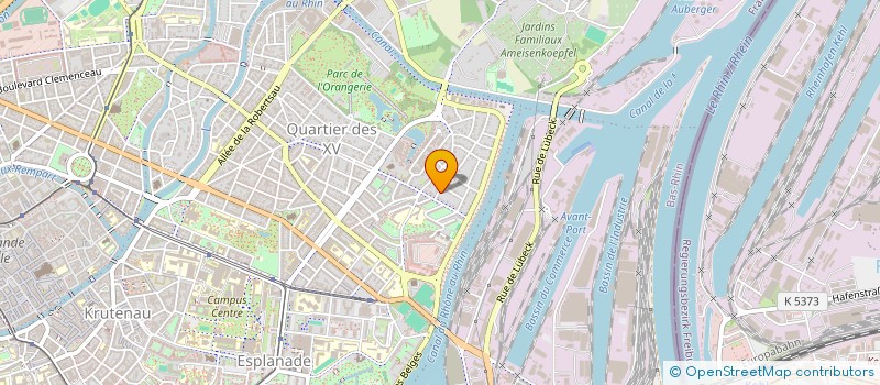 localisation de l'entreprise ASSOCIATION SURYA  STRASBOURG