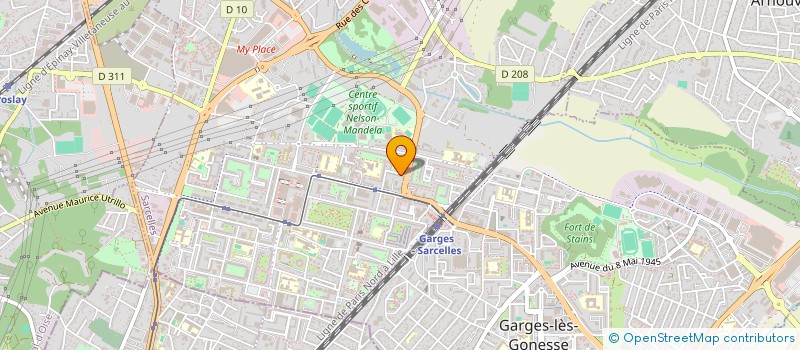 localisation de l'entreprise ASSOCIATION SUZANNE à SARCELLES