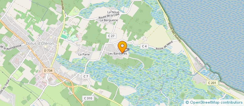 localisation de l'entreprise ASSOCIATION SWING PROD  DOLUS-D'OLERON