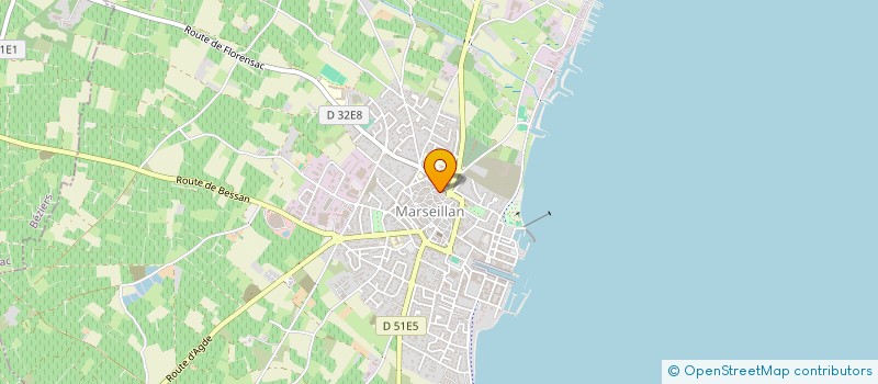 localisation de l'entreprise ASSOCIATION SYLBE-EVASION à MARSEILLAN