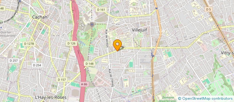 localisation de l'entreprise ASSOCIATION SYMBIOS EFREI à VILLEJUIF