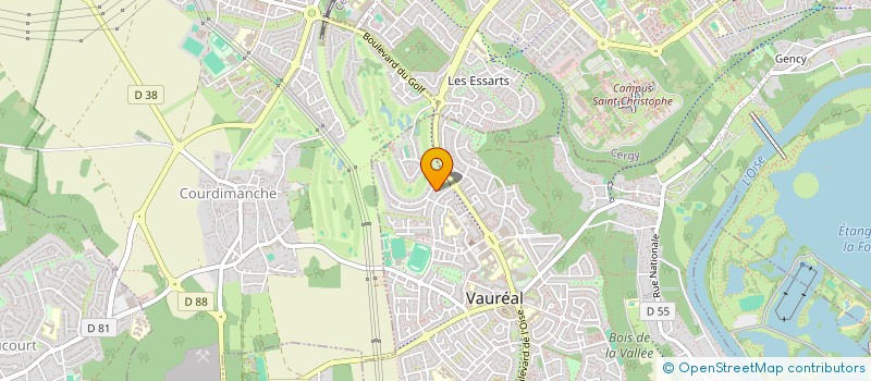 localisation de l'entreprise ASSOCIATION SYMYLLIA à VAUREAL