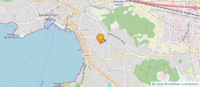 localisation de l'entreprise ASSOCIATION SYNDICALE AUTORISE BELVEDERE à SIX-FOURS-LES-PLAGES