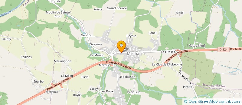 localisation de l'entreprise ASSOCIATION SYNDICALE AUTORISEE à MEILHAN