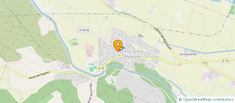 localisation de l'entreprise ASSOCIATION SYNDICALE AUTORISEE à LE PUY-SAINTE-REPARADE