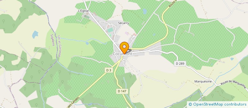 localisation de l'entreprise ASSOCIATION SYNDICALE AUTORISEE DE GREZET STE GEMME à GREZET-CAVAGNAN