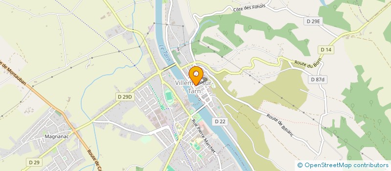 localisation de l'entreprise ASSOCIATION SYNDICALE AUTORISEE DE LA REGION DE VILLEMUR-SUR-TARN à VILLEMUR-SUR-TARN