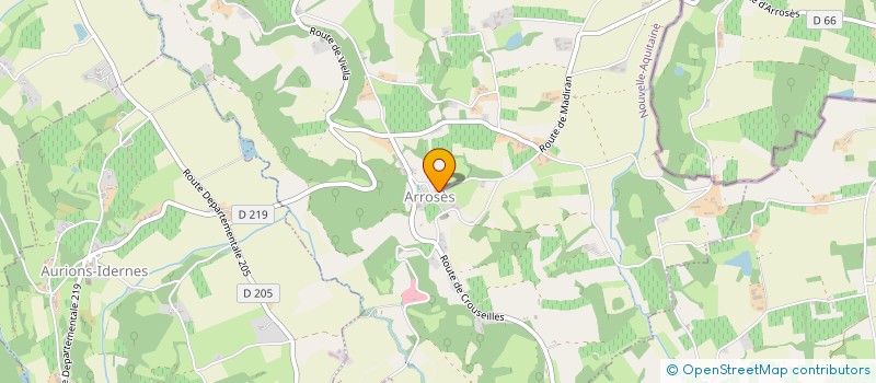 localisation de l'entreprise ASSOCIATION SYNDICALE AUTORISEE DE LA VALLEE DU LARCIS  ARROSES