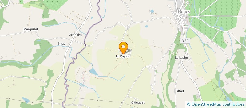 localisation de l'entreprise ASSOCIATION SYNDICALE AUTORISEE DE LAPUJADE  DUNES