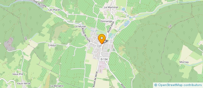 localisation de l'entreprise ASSOCIATION SYNDICALE AUTORISEE DE MAITRISE DU RUISSELLEMENT ET DE L'EROSION DE LA COMMUNE D'IGE à IGE