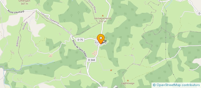 localisation de l'entreprise ASSOCIATION SYNDICALE AUTORISEE DE REBOISEMENT DE CHARRITTE DE BAS  CHARRITTE-DE-BAS