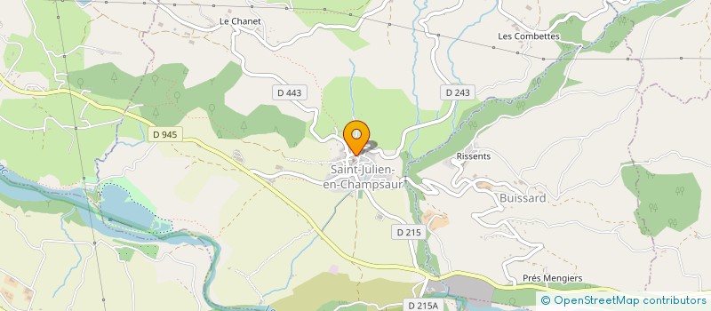 localisation de l'entreprise ASSOCIATION SYNDICALE AUTORISEE DE SAINT-BONNET à SAINT-BONNET-EN-CHAMPSAUR