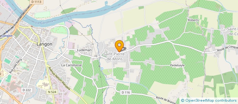 localisation de l'entreprise ASSOCIATION SYNDICALE AUTORISEE DE SAINT-PIERRE DE MONS  SAINT-PIERRE-DE-MONS