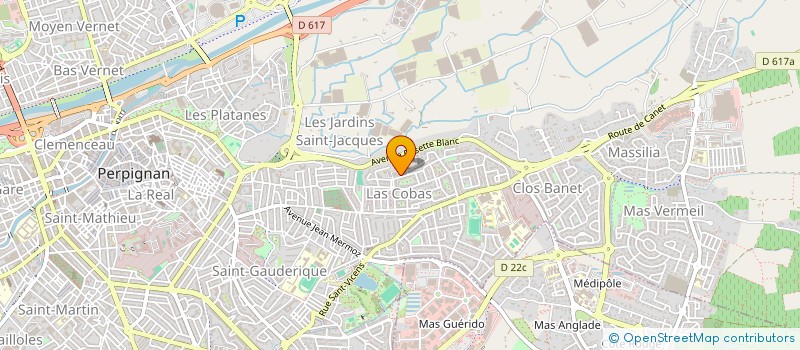 localisation de l'entreprise ASSOCIATION SYNDICALE AUTORISEE DES 4 CAZALS ET DES JARDINS DE SAINT-JACQUES à PERPIGNAN