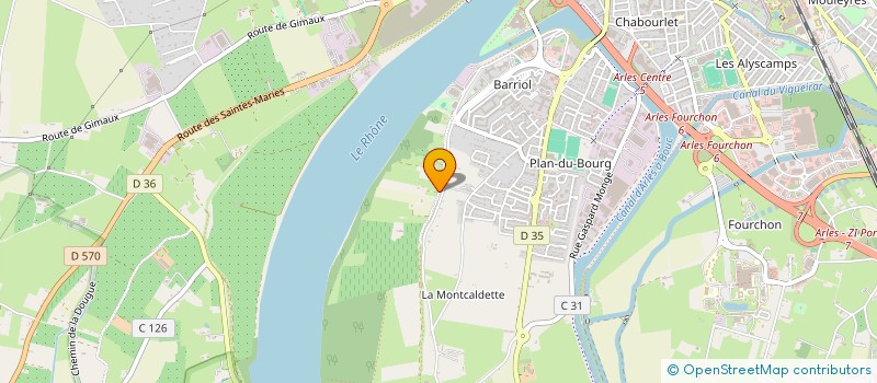 localisation de l'entreprise ASSOCIATION SYNDICALE AUTORISEE DES ARROSANTS DE SAINT CEZAIRE à ARLES