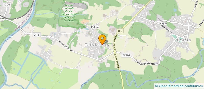 localisation de l'entreprise ASSOCIATION SYNDICALE AUTORISEE DES BARTHES SAUBUSSE  SAUBUSSE