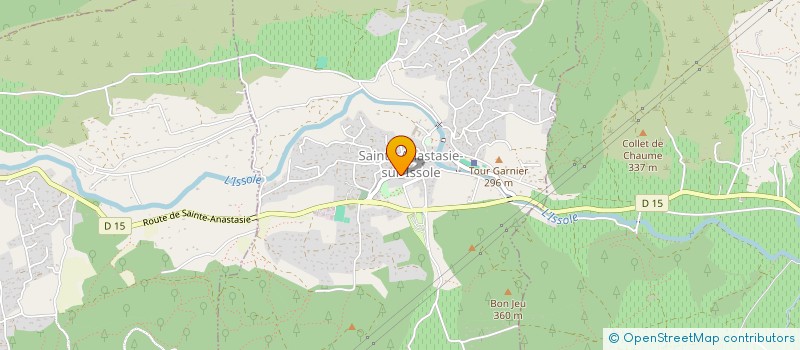 localisation de l'entreprise ASSOCIATION SYNDICALE AUTORISEE DES EAUX DE L ISSOLE à SAINTE-ANASTASIE-SUR-ISSOLE