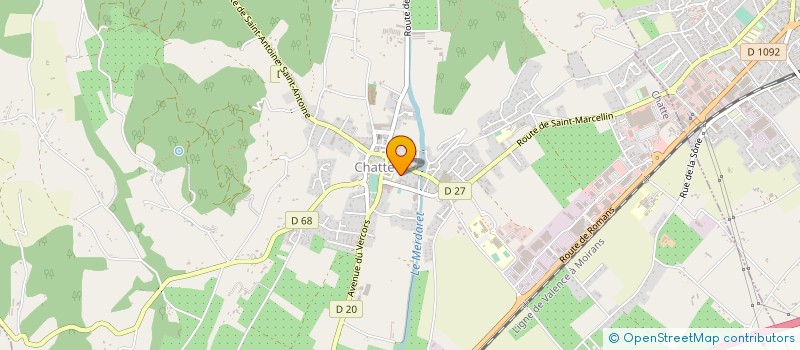 localisation de l'entreprise ASSOCIATION SYNDICALE AUTORISEE DES ESPINASSES  CHATTE