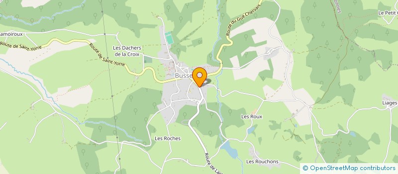 localisation de l'entreprise ASSOCIATION SYNDICALE AUTORISEE DES MASSIFS LAFAYE ET CROIX BERNARD à BUSSET