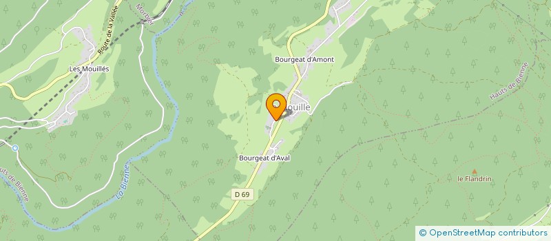 localisation de l'entreprise ASSOCIATION SYNDICALE AUTORISEE DES PRES MARTIN à LONGCHAUMOIS