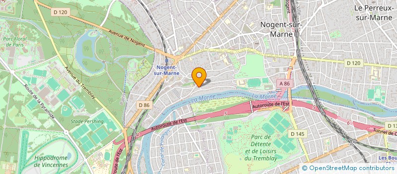 localisation de l'entreprise ASSOCIATION SYNDICALE AUTORISEE DES PROPRIETAIRES DE L'ILE DE BEAUTE à NOGENT-SUR-MARNE
