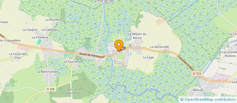 localisation de l'entreprise ASSOCIATION SYNDICALE AUTORISEE DES PROPRIETAIRES DES MARAIS DE VUE ET DE TENU à VUE