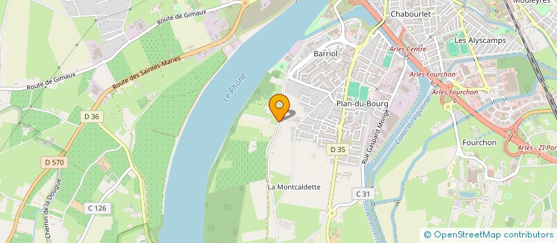 localisation de l'entreprise ASSOCIATION SYNDICALE AUTORISEE DU BRAS MORT à ARLES