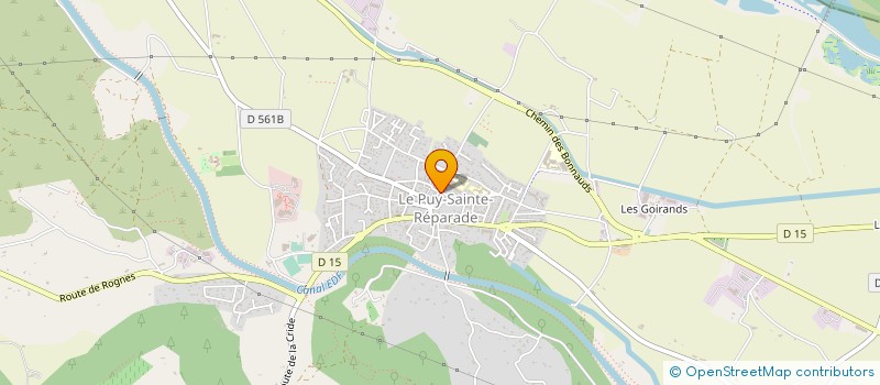 localisation de l'entreprise ASSOCIATION SYNDICALE AUTORISEE DU CANAL DE PEYROLLES à LE PUY-SAINTE-REPARADE