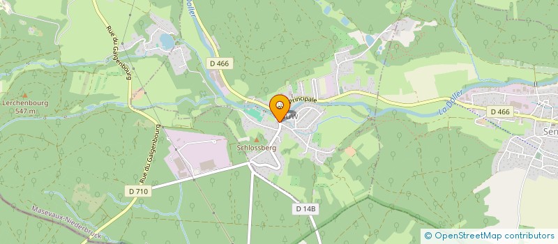 localisation de l'entreprise ASSOCIATION SYNDICALE AUTORISEE DU HEIDENKOPF  MASEVAUX-NIEDERBRUCK