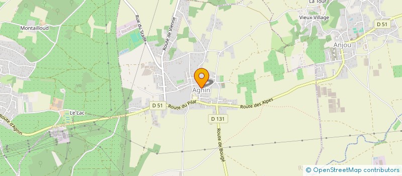 localisation de l'entreprise ASSOCIATION SYNDICALE AUTORISEE DU LAMBROZ  AGNIN