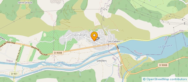 localisation de l'entreprise ASSOCIATION SYNDICALE AUTORISEE DU PAYS DE SERRE PONCON à ESPINASSES