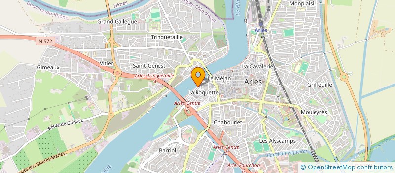 localisation de l'entreprise ASSOCIATION SYNDICALE AUTORISEE IRRIGATION PIOCH FRIGOULES GRAZIER  ARLES