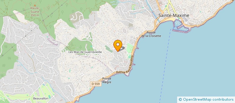 localisation de l'entreprise ASSOCIATION SYNDICALE AUTORISEE LE SAUT DU LOUP à SAINTE-MAXIME