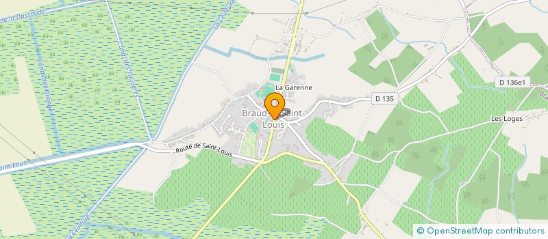 localisation de l'entreprise ASSOCIATION SYNDICALE AUTORISEE MARAIS DE SAINT LOUIS à BRAUD-ET-SAINT-LOUIS