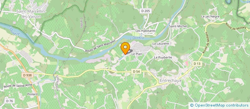localisation de l'entreprise ASSOCIATION SYNDICALE AUTORISEE OUVEZE VENTOUX à ENTRECHAUX