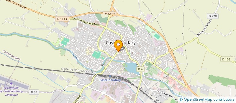 localisation de l'entreprise ASSOCIATION SYNDICALE AUTORISEE PROPRIETAIRES RURAUX à CASTELNAUDARY