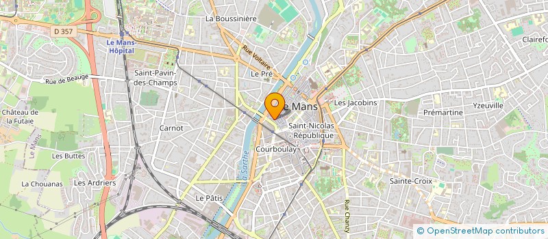 localisation de l'entreprise ASSOCIATION SYNDICALE BENOIT'MANS  LE MANS