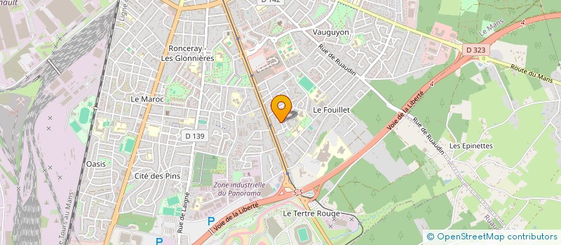 localisation de l'entreprise ASSOCIATION SYNDICALE COPROPRIETE DES MARRONNIERS  LE MANS