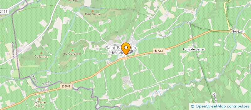 localisation de l'entreprise ASSOCIATION SYNDICALE D'ARROSSAGE  LE PEGUE