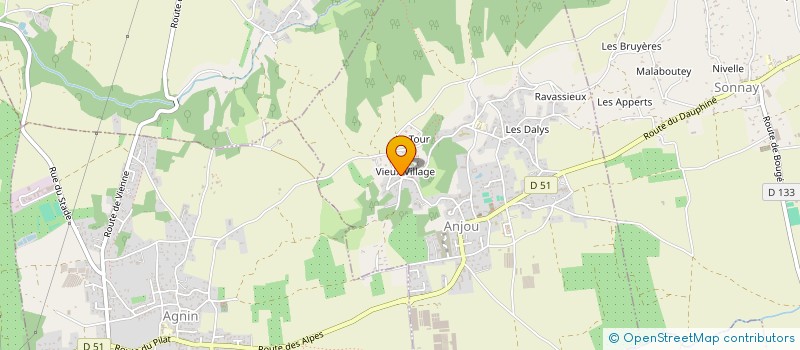 localisation de l'entreprise ASSOCIATION SYNDICALE D'IRRIGATION DE SALAISE CHANAS AGNIN à SALAISE-SUR-SANNE