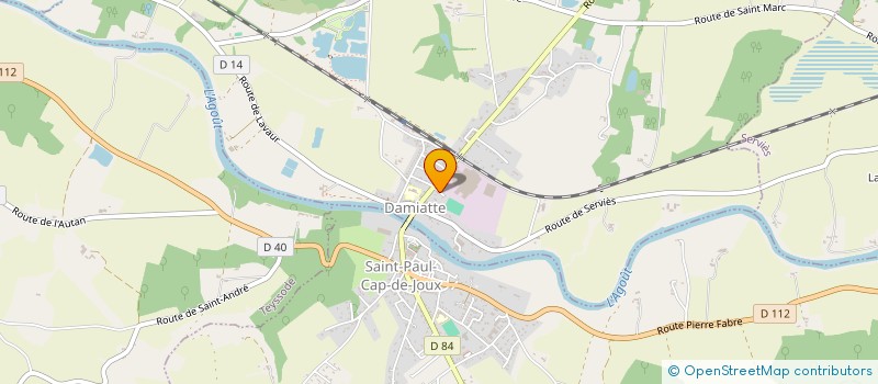 localisation de l'entreprise ASSOCIATION SYNDICALE DE CHASSE DE VIALAS  DAMIATTE