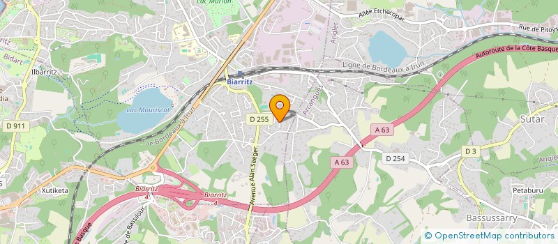 localisation de l'entreprise ASSOCIATION SYNDICALE DE L'IMPASSE DE CIZE à BIARRITZ