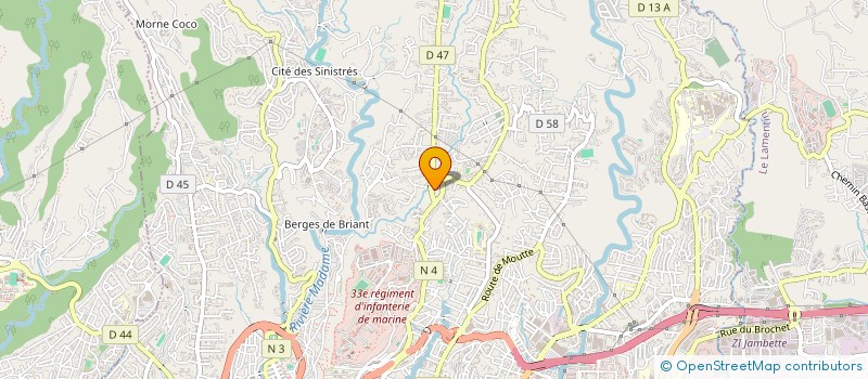 localisation de l'entreprise ASSOCIATION SYNDICALE DE LA RESIDENCE FRANCESCO  FORT-DE-FRANCE