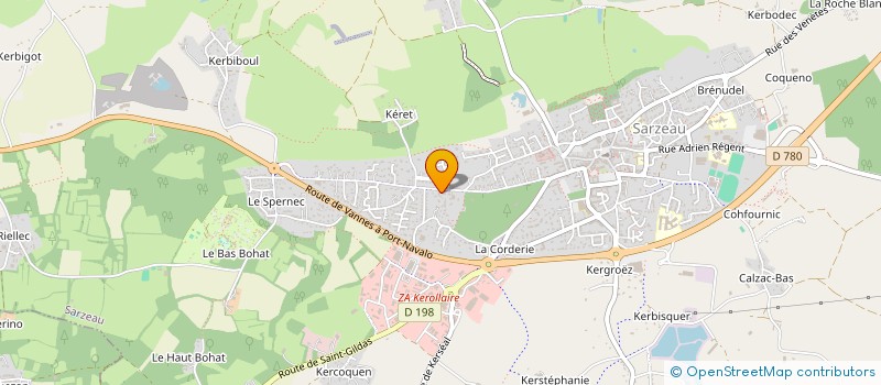 localisation de l'entreprise ASSOCIATION SYNDICALE DE LA RESISTANCE OCEANE  SARZEAU