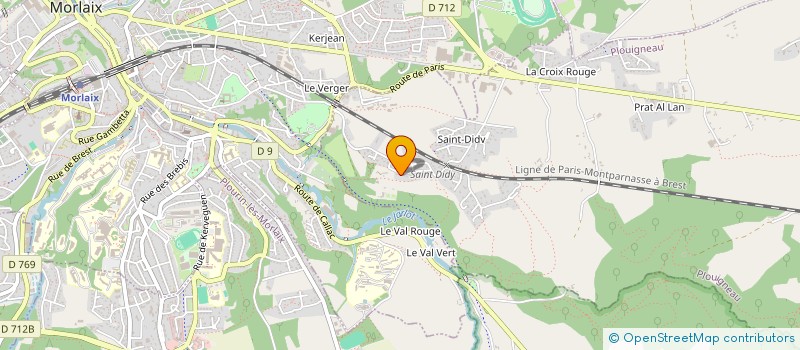 localisation de l'entreprise ASSOCIATION SYNDICALE DE LANNIDY  PLOUIGNEAU