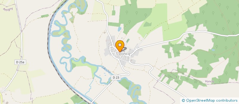 localisation de l'entreprise ASSOCIATION SYNDICALE DE VALLEE LOIRE  VONCQ