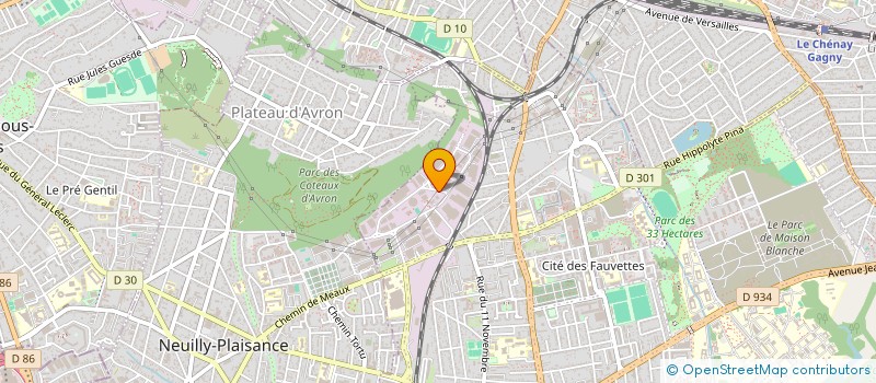 localisation de l'entreprise ASSOCIATION SYNDICALE DES CHANOUX à NEUILLY-SUR-MARNE